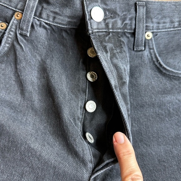 NEW AGOLDE dee high rise rolled hem short - Picture 7 of 8